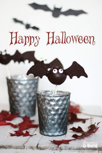 Halloween-Sweeties - Fledermaus-Cakepops