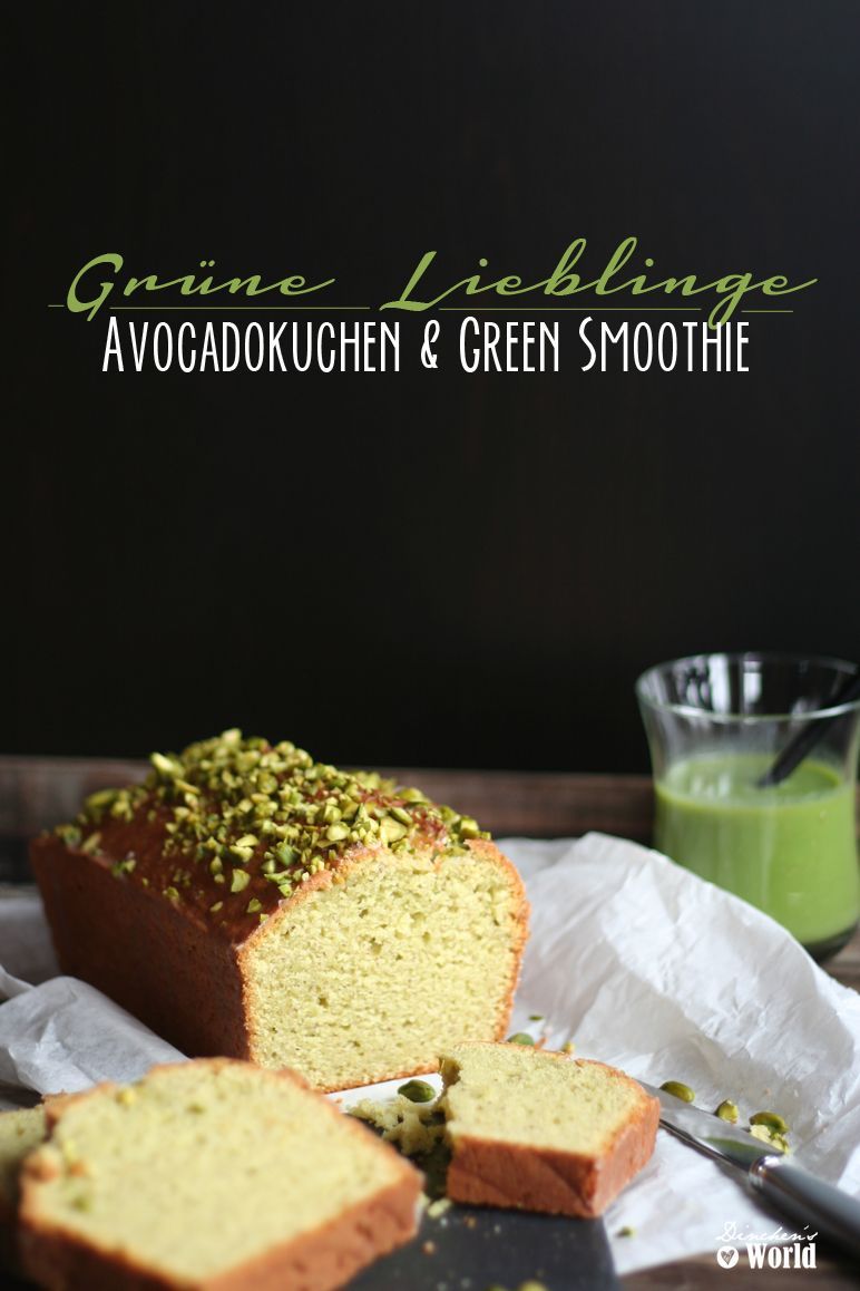 grüner Smoothie und Avocadokuchen by foodandfeelings.de