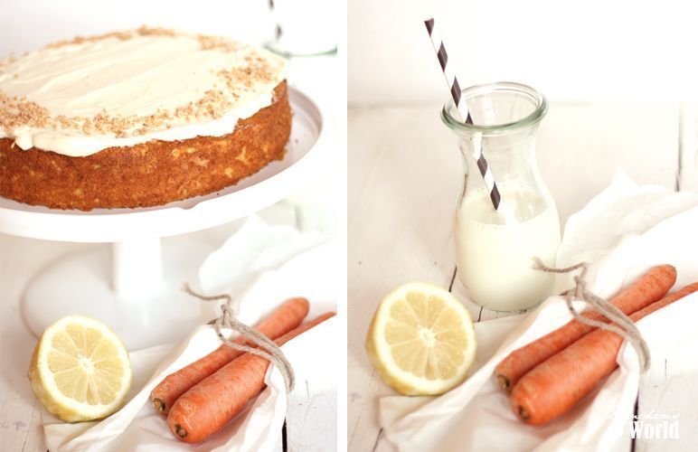 Rezept Möhrenkuchen mit Zitrus-Topping by foodandfeelings.de