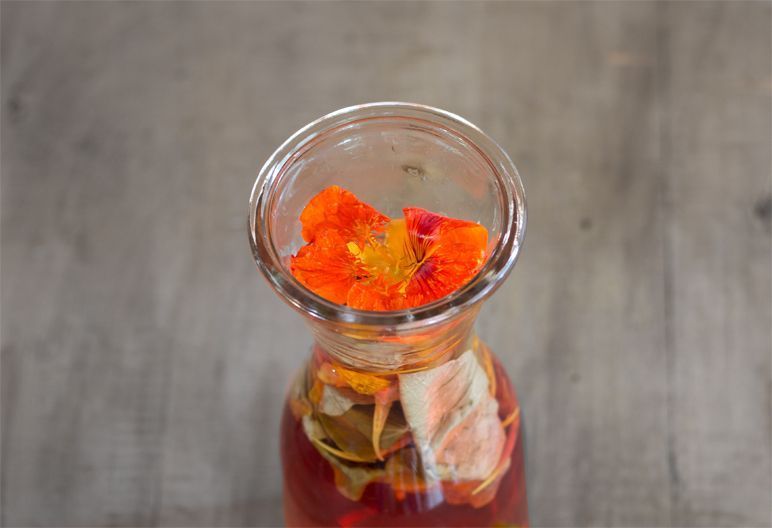 Rezept Essig mit Kapuzinerkresse I Foodblog I Dinchensworld.de