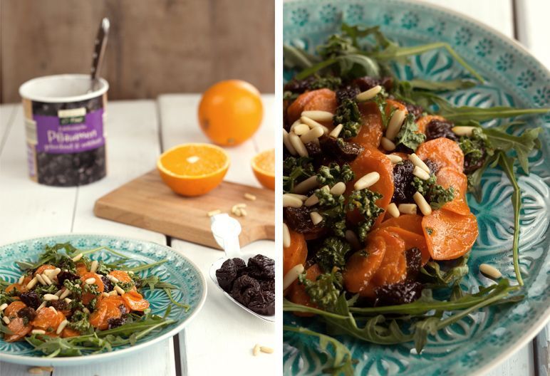 Rezept I lauwarmer-Möhren-Pflaumen-Salat by foodandfeelings.de